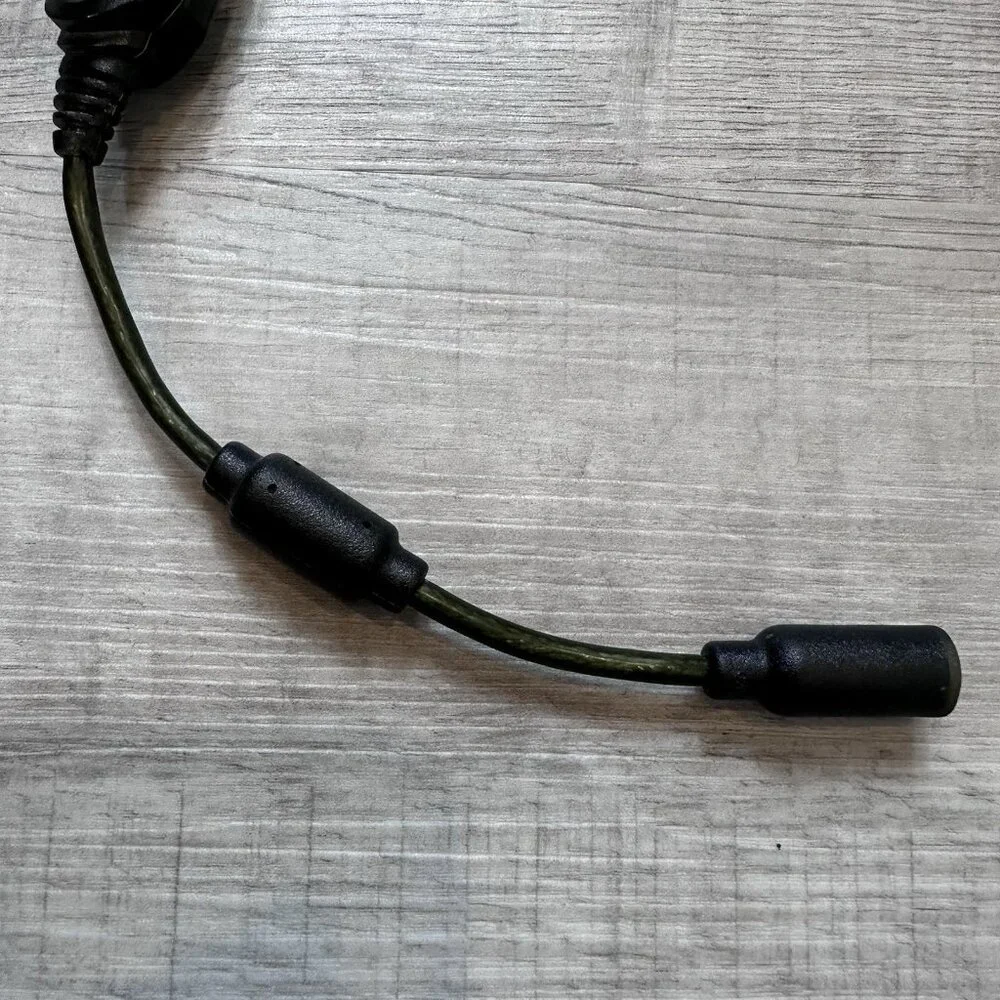 LOT OF 2 Original Xbox Controller Breakaway Cable Adapter OEM Clear Green Dongle